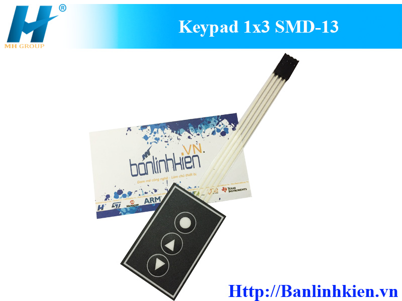 Keypad 1x3 SMD-13