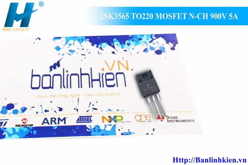 2SK3565 TO220 MOSFET N-CH 900V 5A