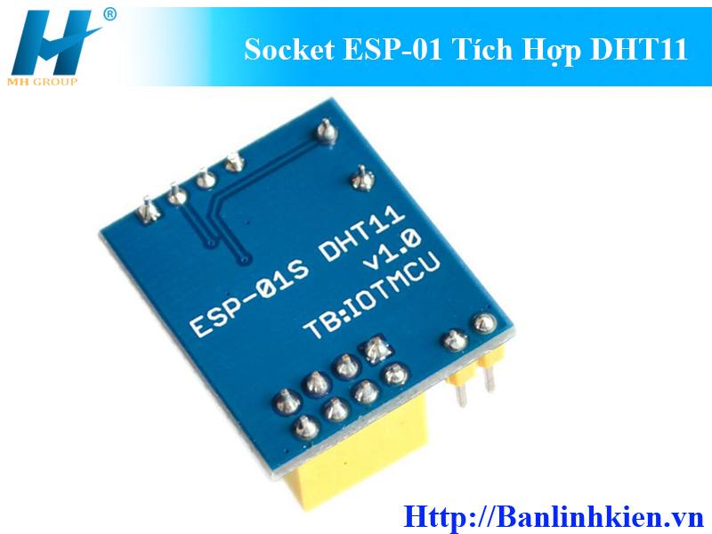 Socket ESP-01 Tích Hợp DHT11