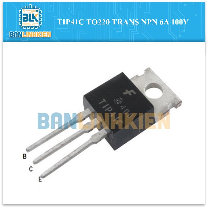 TIP41C TO220 TRANS NPN 6A 100V