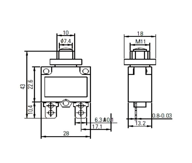 Công Tắc Đề 10A 250V HT-01 (Relay Đề 10A)