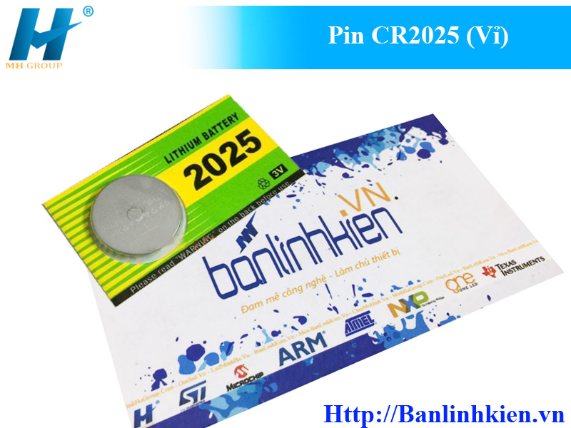 Pin CR2025 Loại Vỉ (1 Viên)