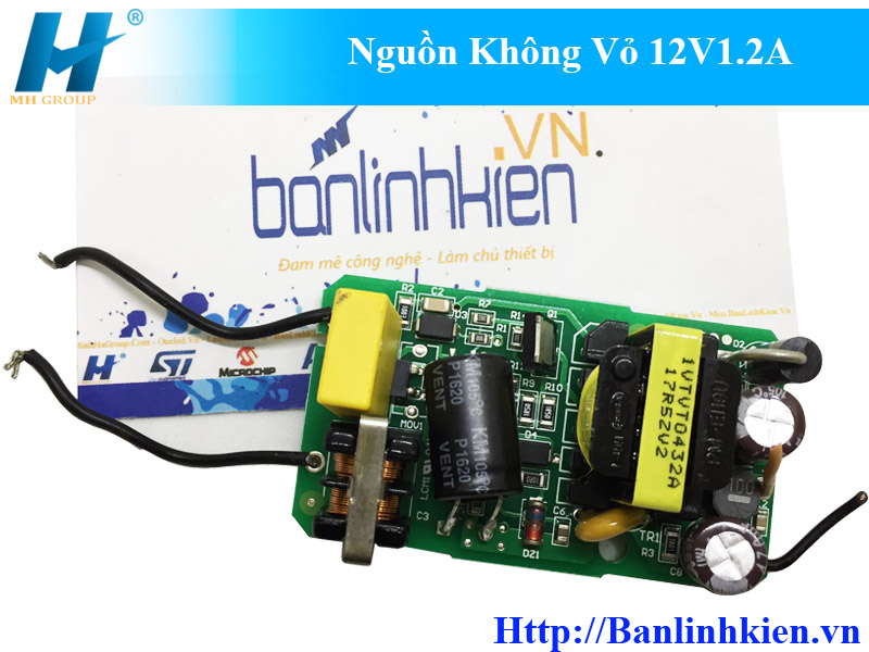 Nguồn Không Vỏ 12V1.2A