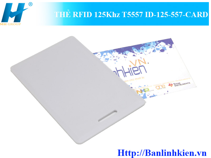 Thẻ RFID 125Khz T5557 IC-125-557-CARD