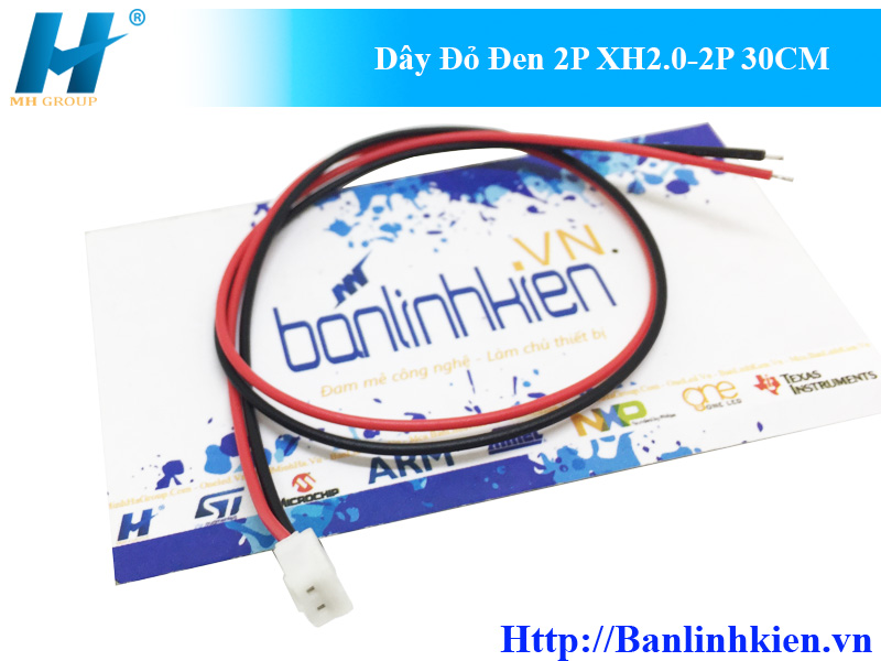 Dây Đỏ Đen 2P PH2.0-2P 30CM