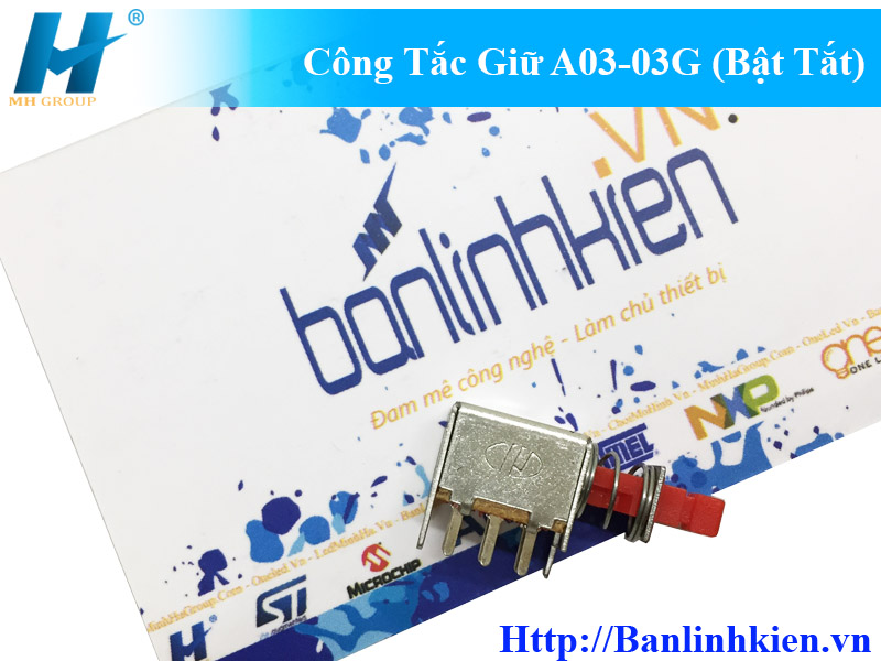 Công Tắc Giữ A03-03G (Bật Tắt)