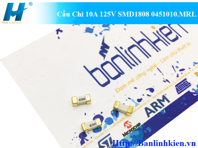 Cầu Chì 10A 125V SMD1808 0451010.MRL