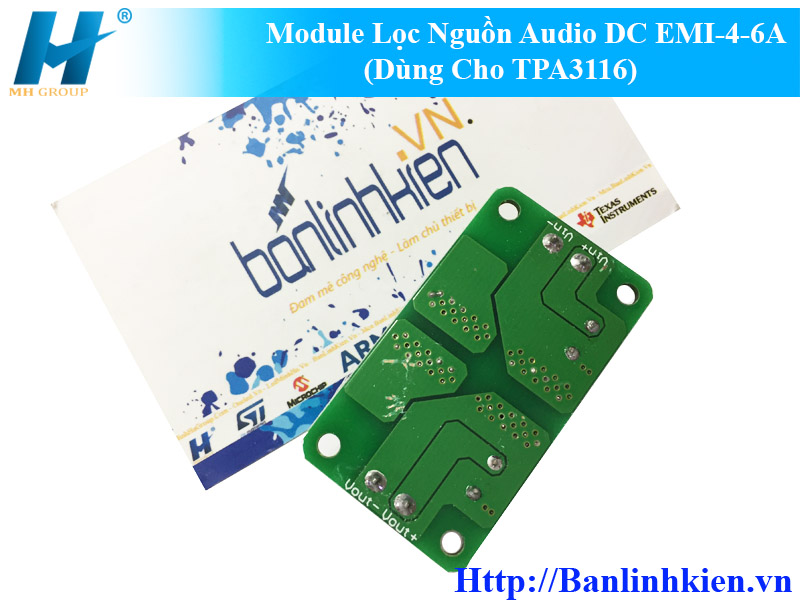 Module Lọc Nguồn Audio DC EMI-4-6A (Dùng Cho TPA3116)