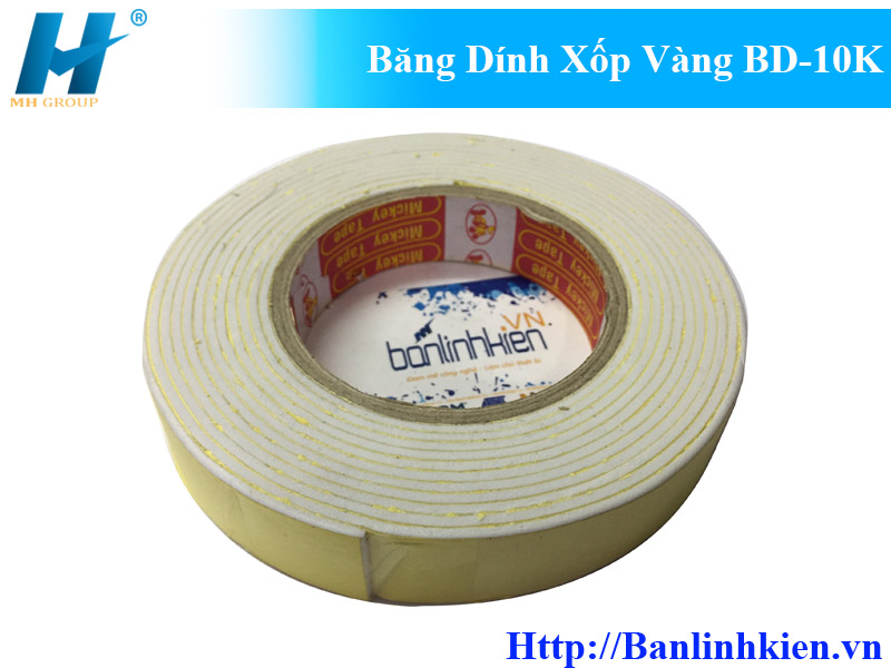 Băng Dính Xốp Vàng 2CM BD-20k