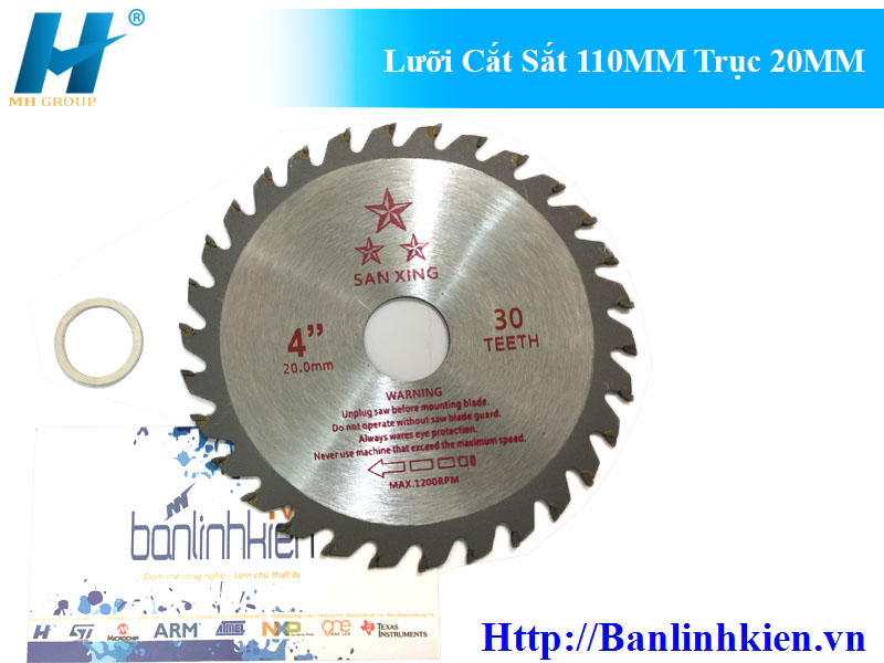 Lưỡi Cắt Sắt 110MM Trục 20MM