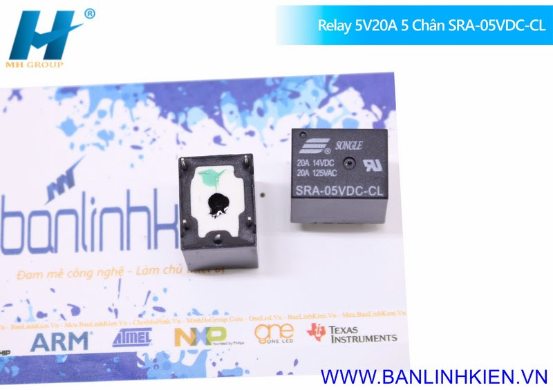 Relay 5V20A 5 Chân SRA-05VDC-CL