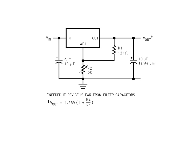 LM1084IT-ADJ TO220 IC Nguồn ADJ 5A