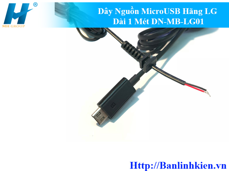 Dây Nguồn MicroUSB Hãng LG Dài 1 Mét DN-MB-LG01