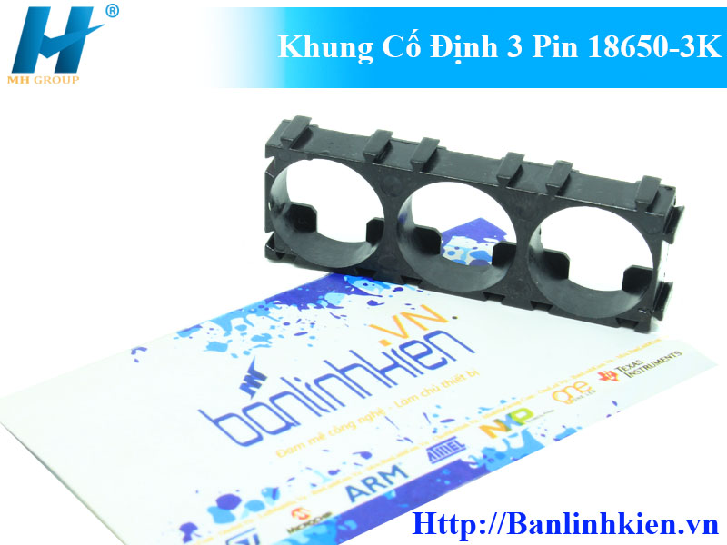 Khung Cố Định 3 Pin 18650-3K