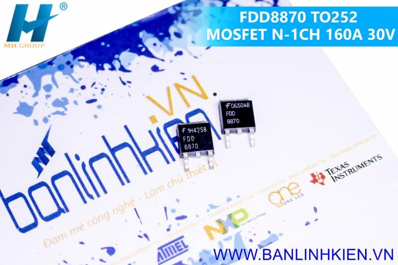 FDD8870 TO252 MOSFET N-1CH 160A 30V