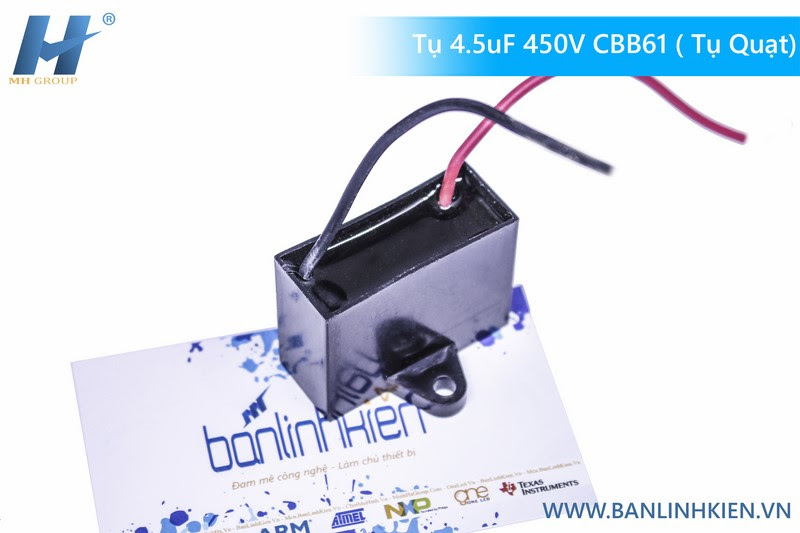Tụ CBB61 4.5uF 450V (Tụ Quạt)