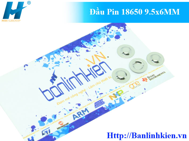 Đầu Pin 18650 9.5x6MM