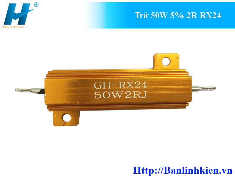 Trở Nhôm 50W 5% 2R RX24