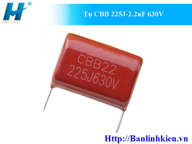 Tụ CBB 225J-2.2uF 630V