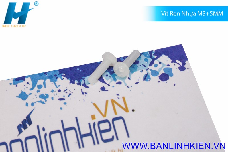 Vít Ren Nhựa M3+5MM (10c)