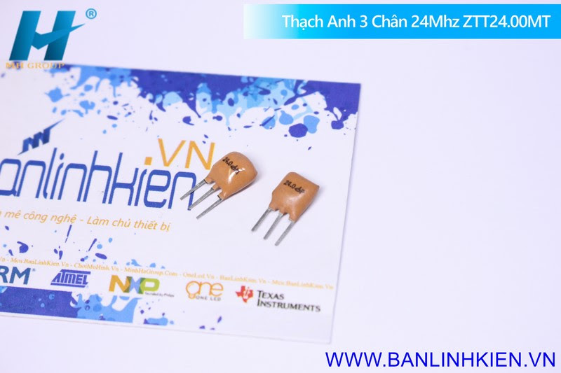 Thạch Anh 24Mhz 3 Chân ZTT24.00MT