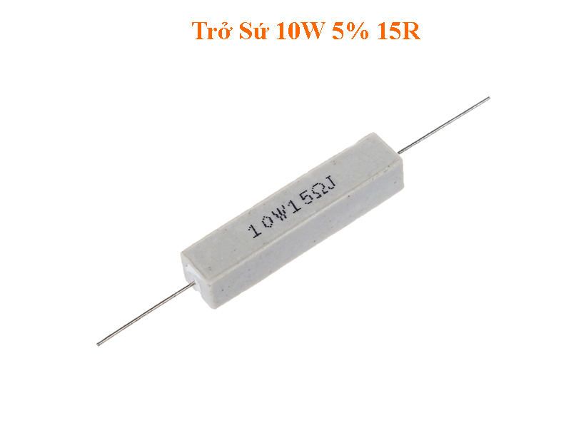 Trở Sứ 10W 5% 15R