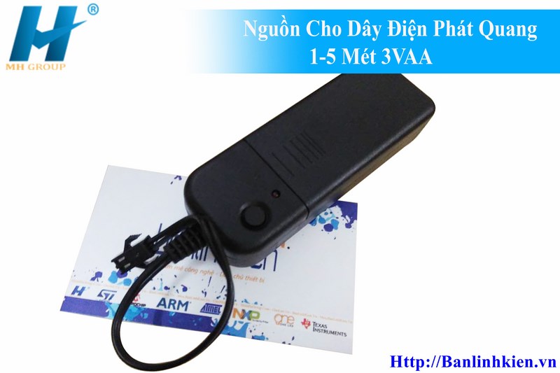 Nguồn Cho Dây Điện Phát Quang 1-5 Mét 3VAA