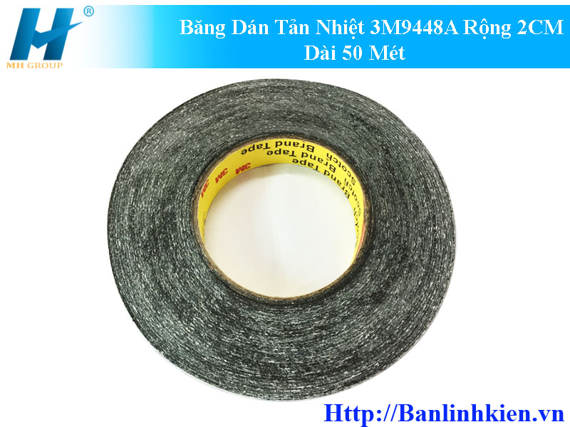 Băng Dán Tản Nhiệt 3M9448A Rộng 2CM Dài 50 Mét