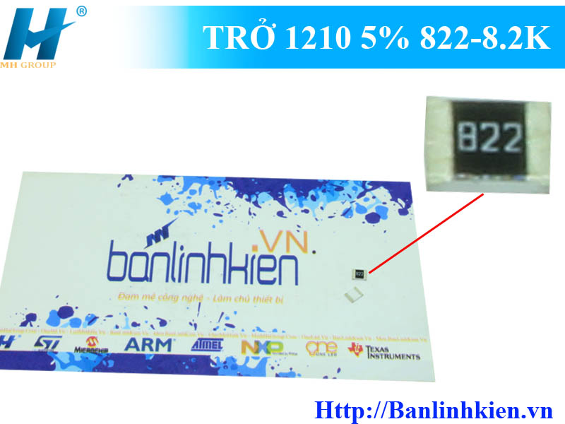 Trở 1210 5% 822-8.2k (10c)