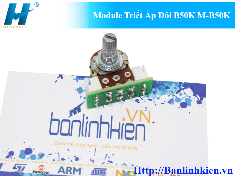 Module Chiết Áp Đôi B50k M-B50K
