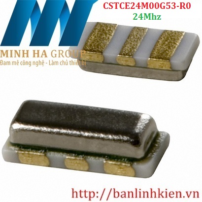 Thạch Anh 24Mhz 3.2x1.3MM CSTCE24M00G53-R0