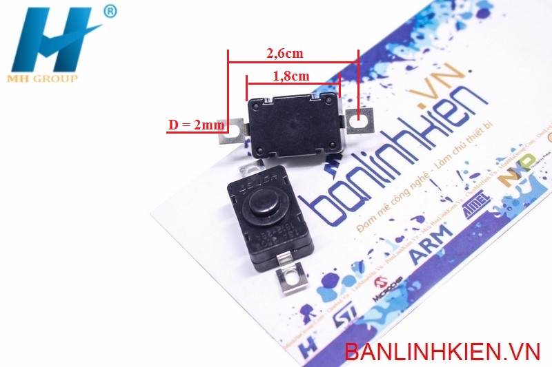 Công Tắc Đèn Pin 2P KAN-28