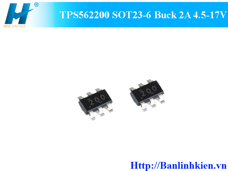 TPS562200 SOT23-6 Buck 2A 4.5-17V