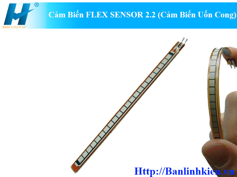 Cảm Biến FLEX SENSOR 2.2 (Cảm Biến Uốn Cong)