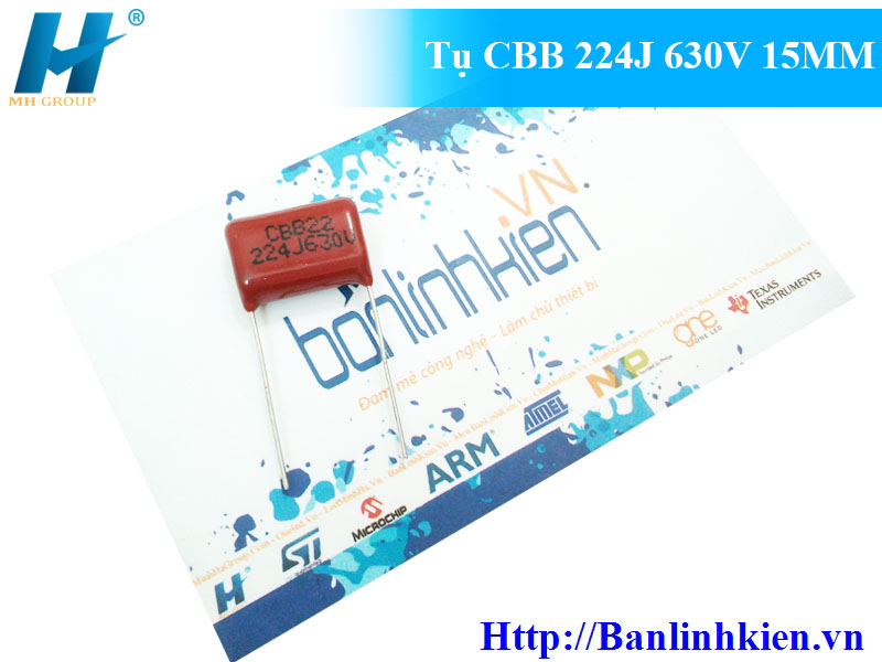 Tụ CBB 224J 630V 15MM