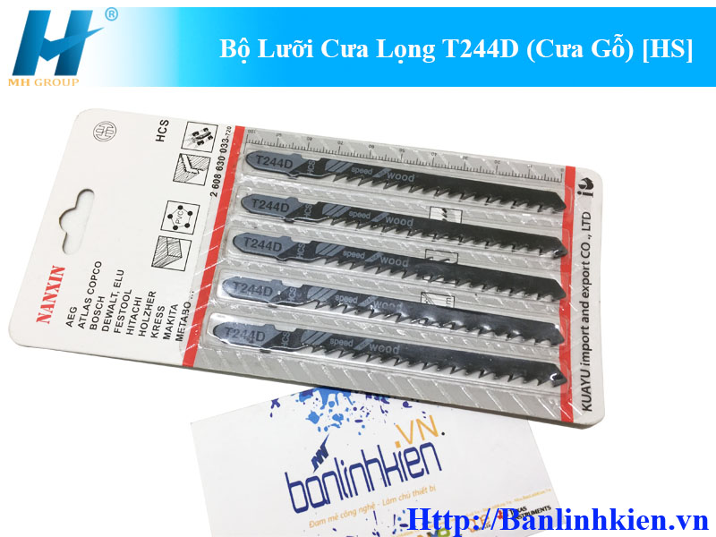 Bộ Lưỡi Cưa Lọng T244D (Cưa Gỗ) HS