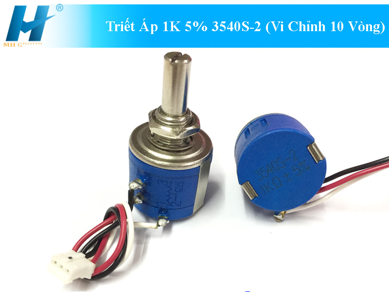 Triết Áp 1K 5% 3540S-2 (Vi Chỉnh 10 Vòng)