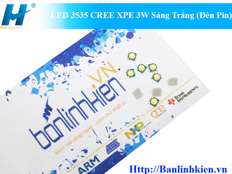 LED 3535 CREE XPE 3W Sáng Trắng (Đèn Pin)