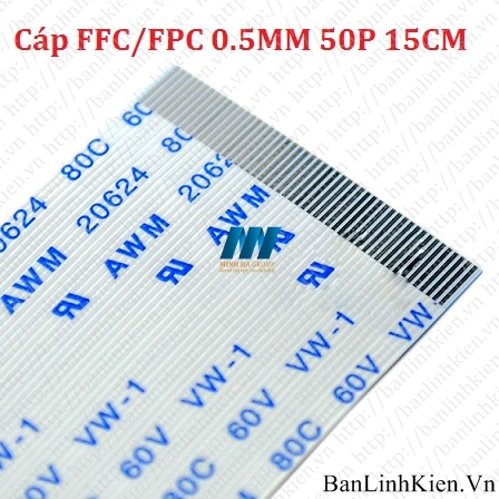 Cáp Thuận FFC/FPC 0.5MM 50P 15CM