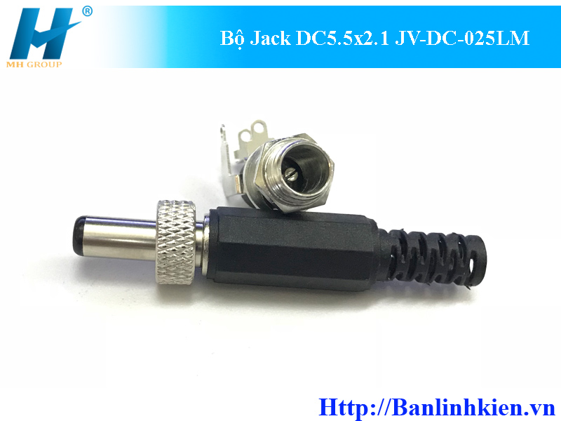 Bộ Jack DC5.5x2.1 JV-DC-025LM