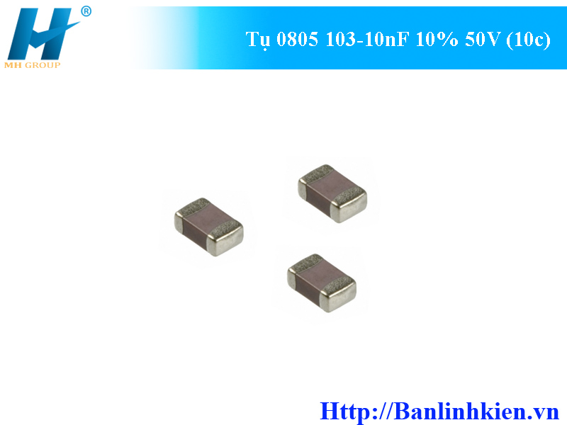 Tụ 0805 103-10nF 10% 50V (10c)