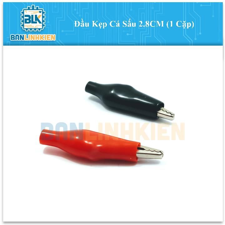 Đầu Kẹp Cá Sấu 2.8CM (1 Cặp)