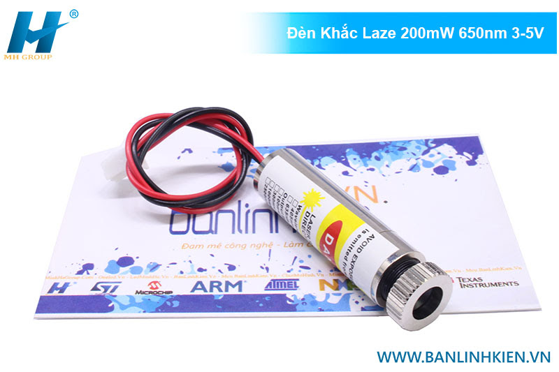 Đèn Khắc Laze 200mW 650nm 3-5V