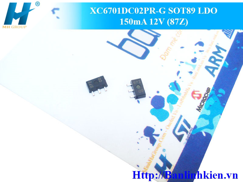 XC6701DC02PR-G SOT89 LDO 150mA 12V (87Z)