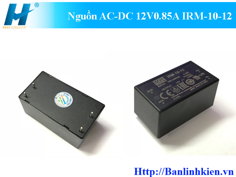 Nguồn AC-DC 12V0.85A IRM-10-12