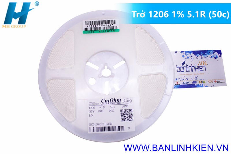 Trở 1206 1% 5.1R (50c)