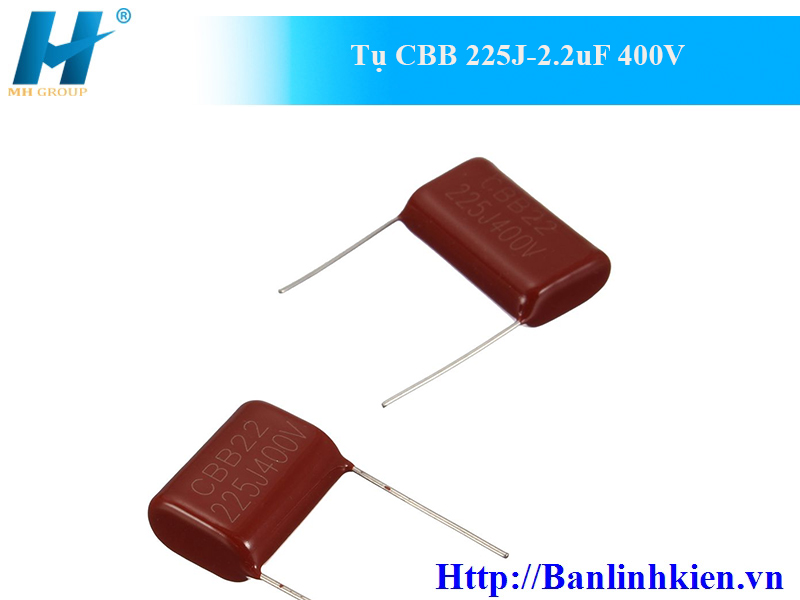 Tụ CBB 225J-2.2uF 400V