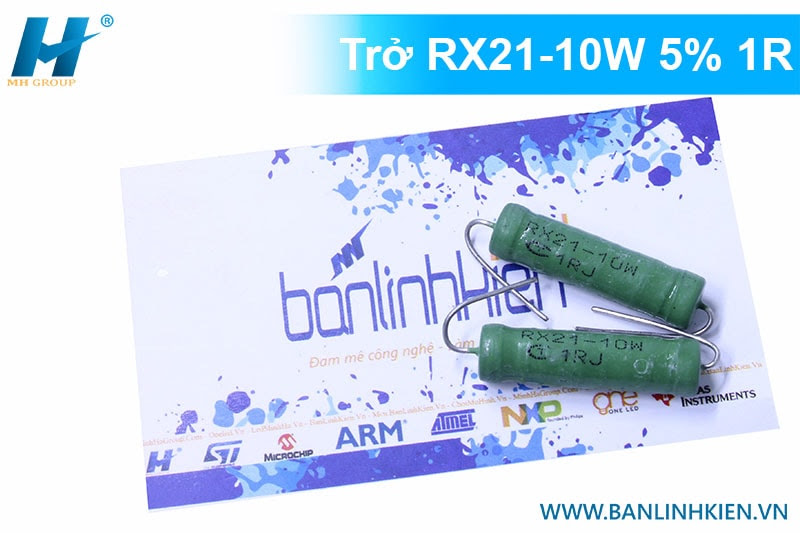 Trở RX21-10W 5% 1R