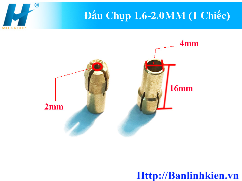 Đầu Chụp 1.6-2.0MM (1 Chiếc)