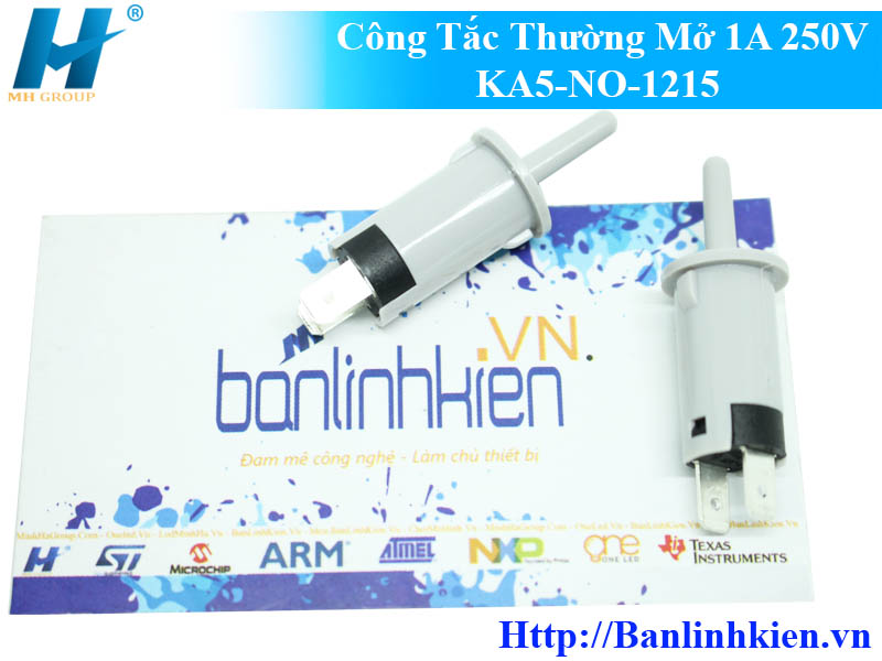 Công Tắc Thường Mở 1A 250V KA5-NO-1215